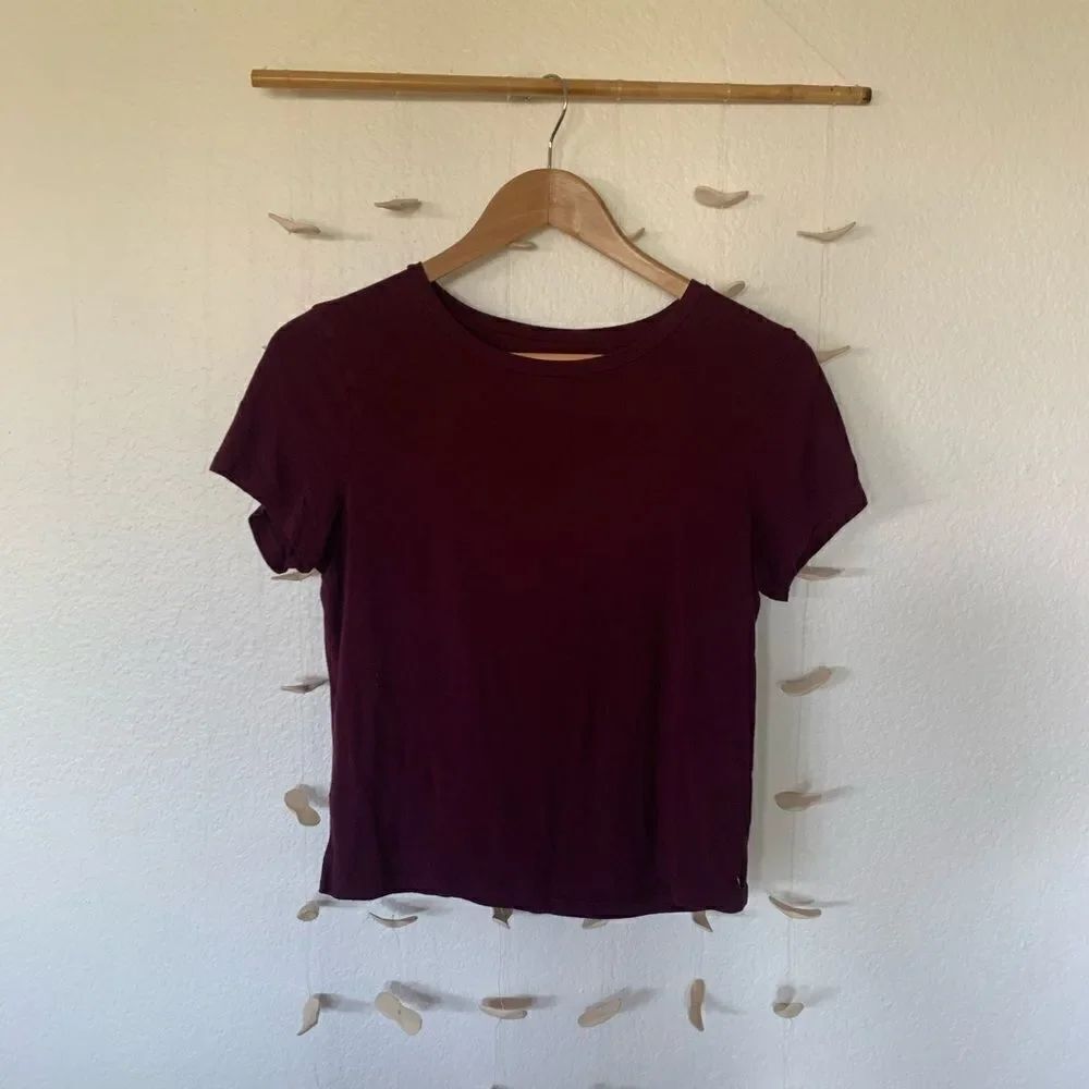 Maroon tee  - Picture 2 of 2